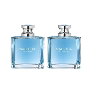 Nautica Voyage Eau de Toilette Spray for Men 3.3 oz (2 Pack) | Fresh Aquatic Woody Scent | Long Lasting Clean & Masculine Fragrance for Everyday Wear