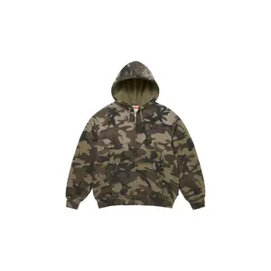 True Religion® Zip Up Hooded Sweatshirt "FW25 - Green Camo" SU26478