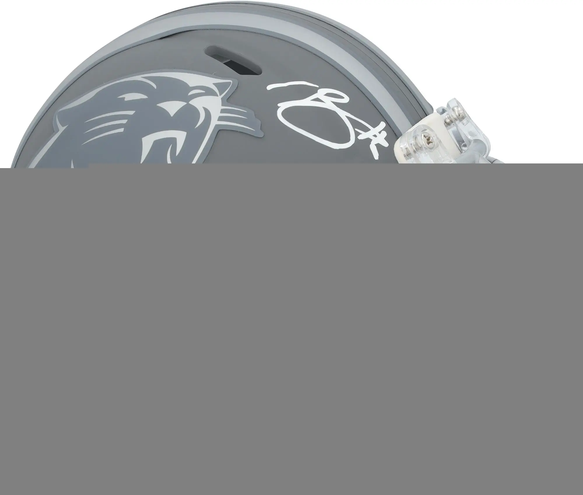 Bryce Young Carolina Panthers Autographed Riddell Slate Speed Mini Helmet - Fanatics Authentic Certified