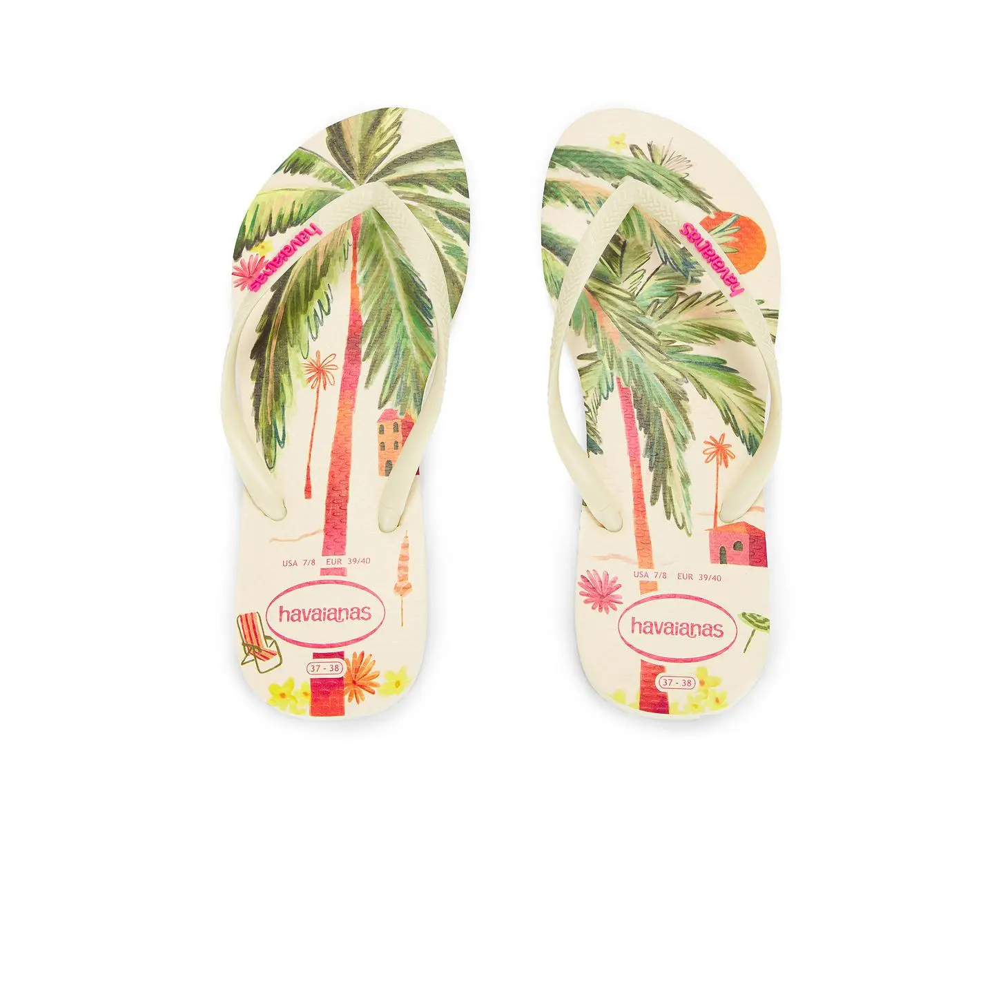 Havaianas Slim Summer Bliss Sandal in Buttercream