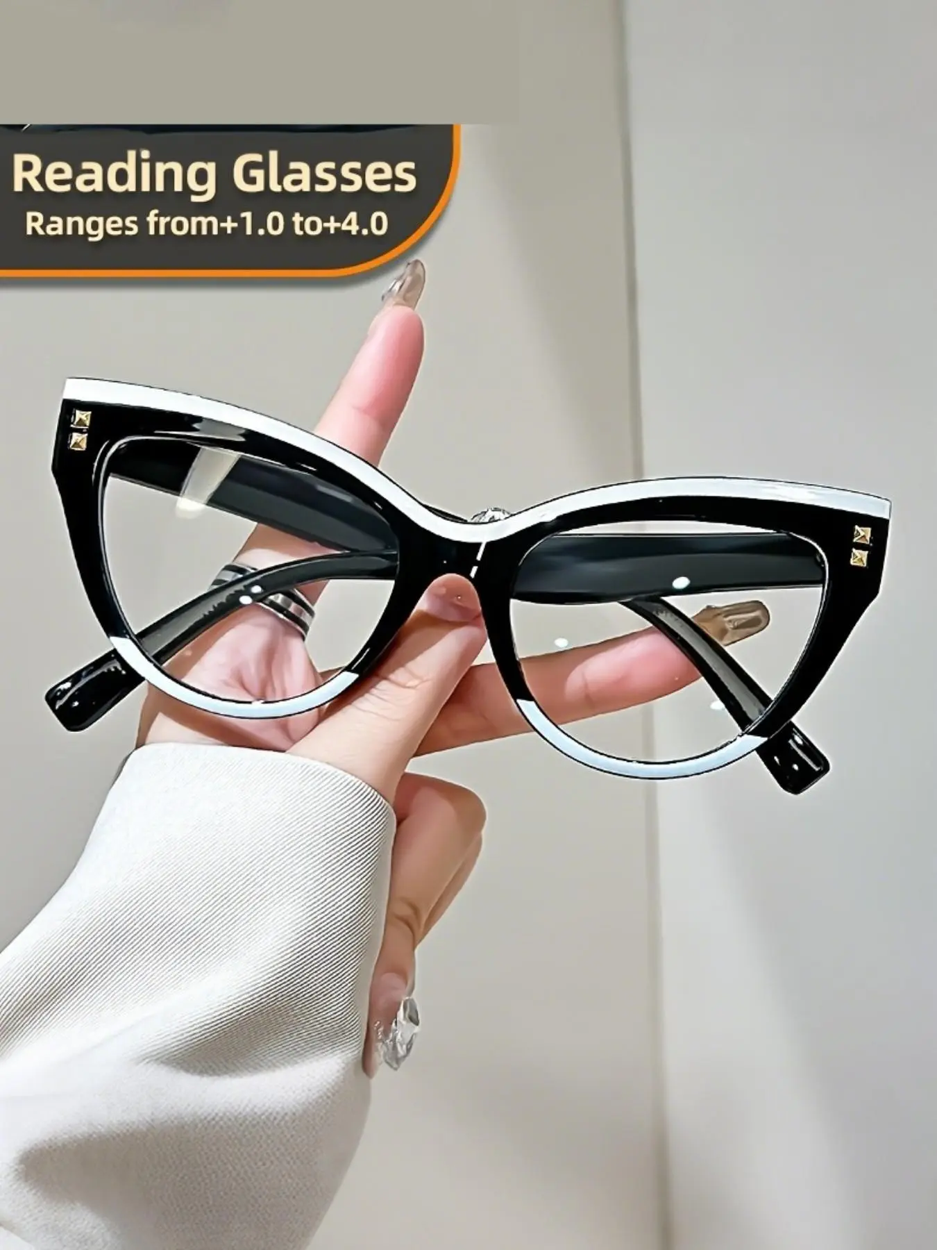Reading Glasses Women And Men Cat Eye Photochromic Computer Reader Stylish Ladies Designer Fashion Big Unbreakable Durable Eyewear Reading Eyeglasses