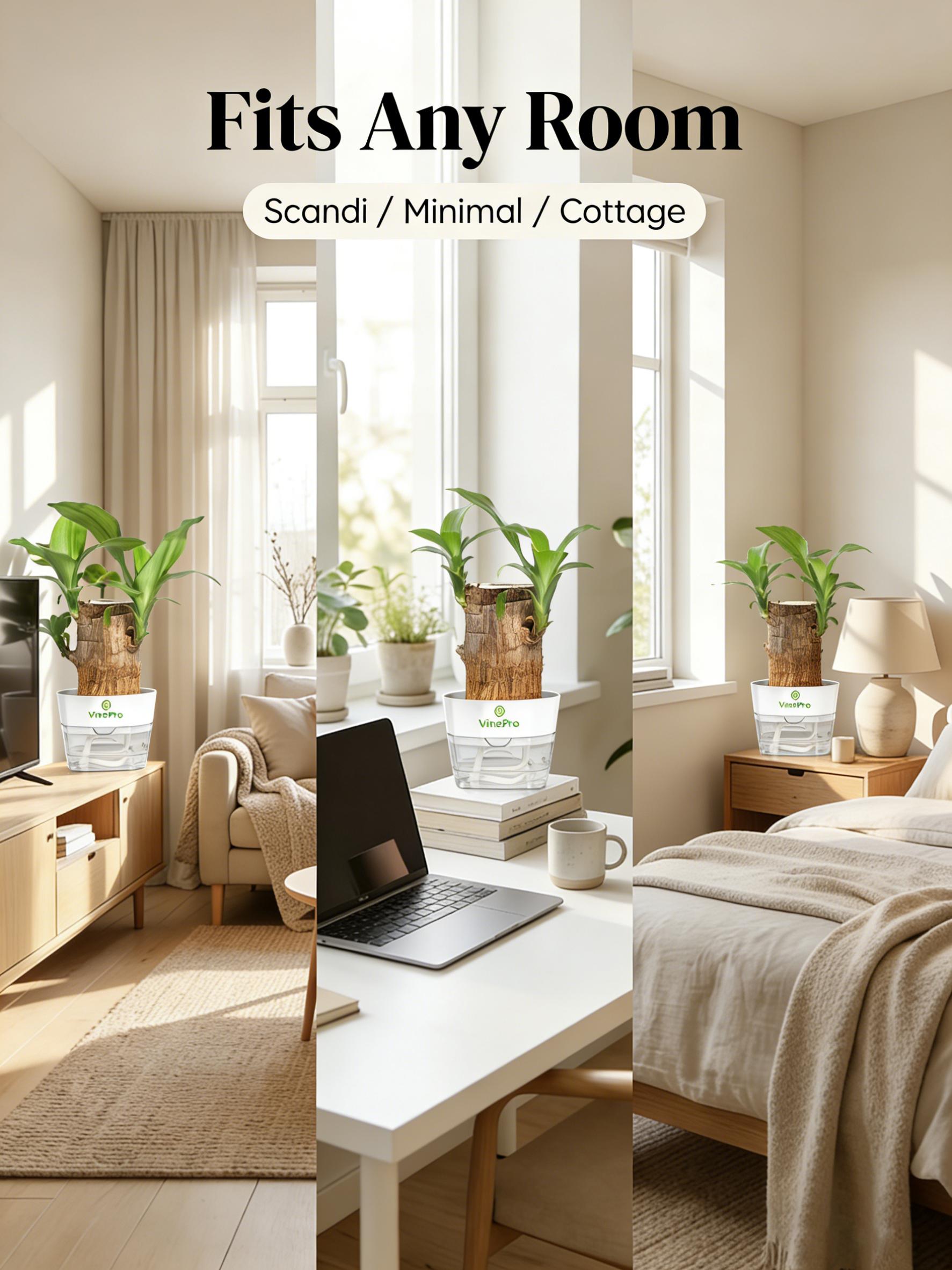 2026 New Brazilian Lucky Tree Live Plant – Easy Care Indoor Lucky Wood, Symbol of Good Fortune & Wealth, with Sturdy Base, Feng Shui Decor for Home, Office & Desk, Beginner-Friendly Houseplant & Unique Gift