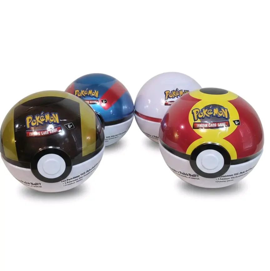 Pokémon TCG: One Random Pokeball Tin Contains 3 Packs, Sticker Sheets, Collectible Poké Ball