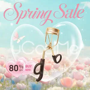 uCoolMe SilkAura Lash Curler Pro with Comfort Pads & Extra Silicone Replacement Pads for Crimped & Curled Lashes Perfect Eye-Framing Fringe Curling Makeup Cosmetics TikTokShopHolidayHaul