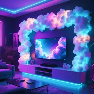 DIY Shape LED String Light | Multi-Color Changing, USB Powered, Button Control - Ideal for Cyberpunk Gaming Room, Bedroom Decor, Party Lights & Christmas Gifts, Decorative Lighting, Led Mood Light, Cool Rgb Light, Led Ambient Light