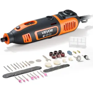 VEVOR 136 - Piece Cordless Rotary Tool Kit, DC8V Portable Mini Power Rotary Tool, 5 Speeds 5000 - 30000RPM Multi - Purpose DIY Tools for Engraving, Sanding, Polishing, Carving, Grinding, Cutting, DIY CraftVEVOR Super Brand Day