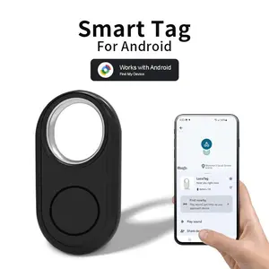 Rsh Google Tracker Smart Tag2, Smart Tracking Tag, Wireless Positioning Tracker, Wireless Anti-Lost Device for Keys Wallet Bag, Luggage Tracker, Compatible with Android Phones, Built-In Lithium Battery