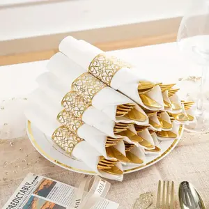 75-Piece Pre-Wrapped Cutlery Set with Elegant Patterns, Includes Forks Knives Spoons Napkins, Perfect for Parties Weddings Halloween Christmas, Modern Tableware Sets