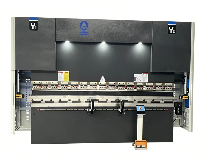 Best-selling 80T/3200mm high-quality bending machine is equipped with the DA66T system and 6+1 axes