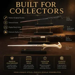Resin Magic Wand Toy, Mystical Fantasy Wizard Wand Prop, Exquisite Handcrafted Cosplay Accessory, Fun Interactive Play Toy, Ideal Collectible Gift for Toys & Hobbies Enthusiasts, Perfect for Role Play Party Decoration