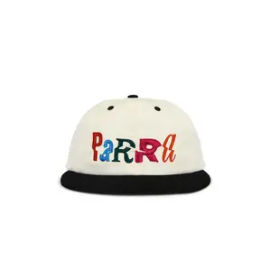 By Parra Error Logo 6 Panel Hat in Off White
