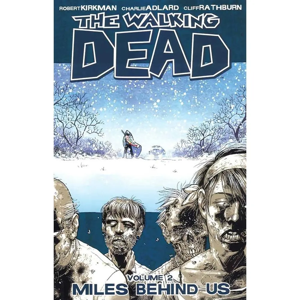 Used Image Comics - The Walking Dead Volume 2: Miles Behind Us - Robert Kirkman, Soft-Cover English Literature Paperback Book