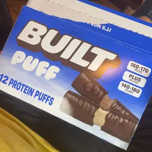 Official BUILT Bar, Puff Protein Bar Snacks, Mixed Variety Box, 15g-17g Protein, 140-160 Calories, Collagen, Soft, Marshmallow-y Texture, 12 Count Box