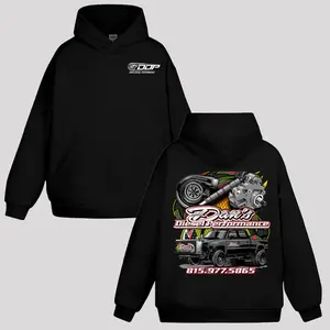 Dan's Diesel Performance Hoodie, Diesel Power Outfit for Car Engine Lovers, Car Enthusiasts Hoodie, Full Size, Full Color