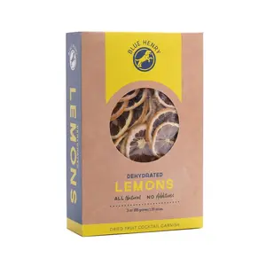 BlueHenry Dehydrated Lemon Wheels - 3 oz - 30+ slices - Natural Fruit