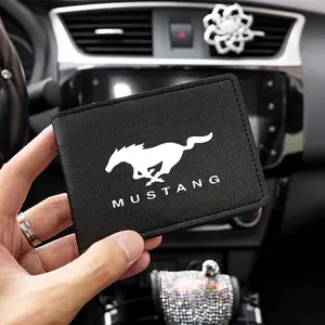 Car Driver License Bag Purse, Storage, Business Credit Card Holder, License Holder for Ford Mustang Gt Shelby, Car Accessories