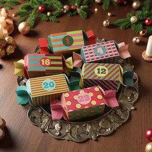 24-Piece Christmas Countdown Calendar 2026, Holiday Gift Set, Festive Decoration & Party Supplies, Gift Packaging Box, Perfect Xmas Present Idea