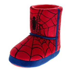 Spiderman Boys Slippers The Amazing Spidey House Shoes Indoor Cozy Plush Slippers Size Toddlers