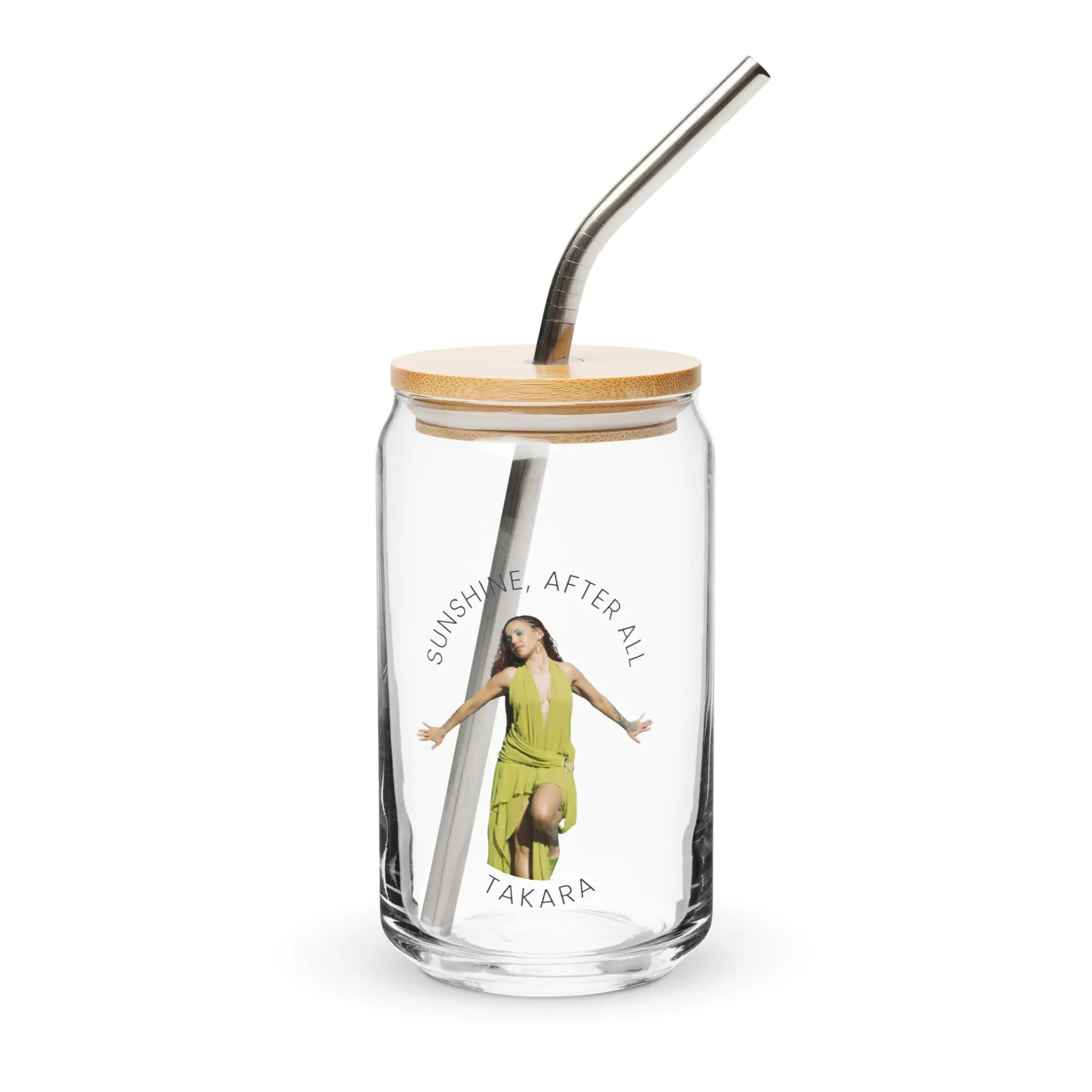 Can-shaped glass