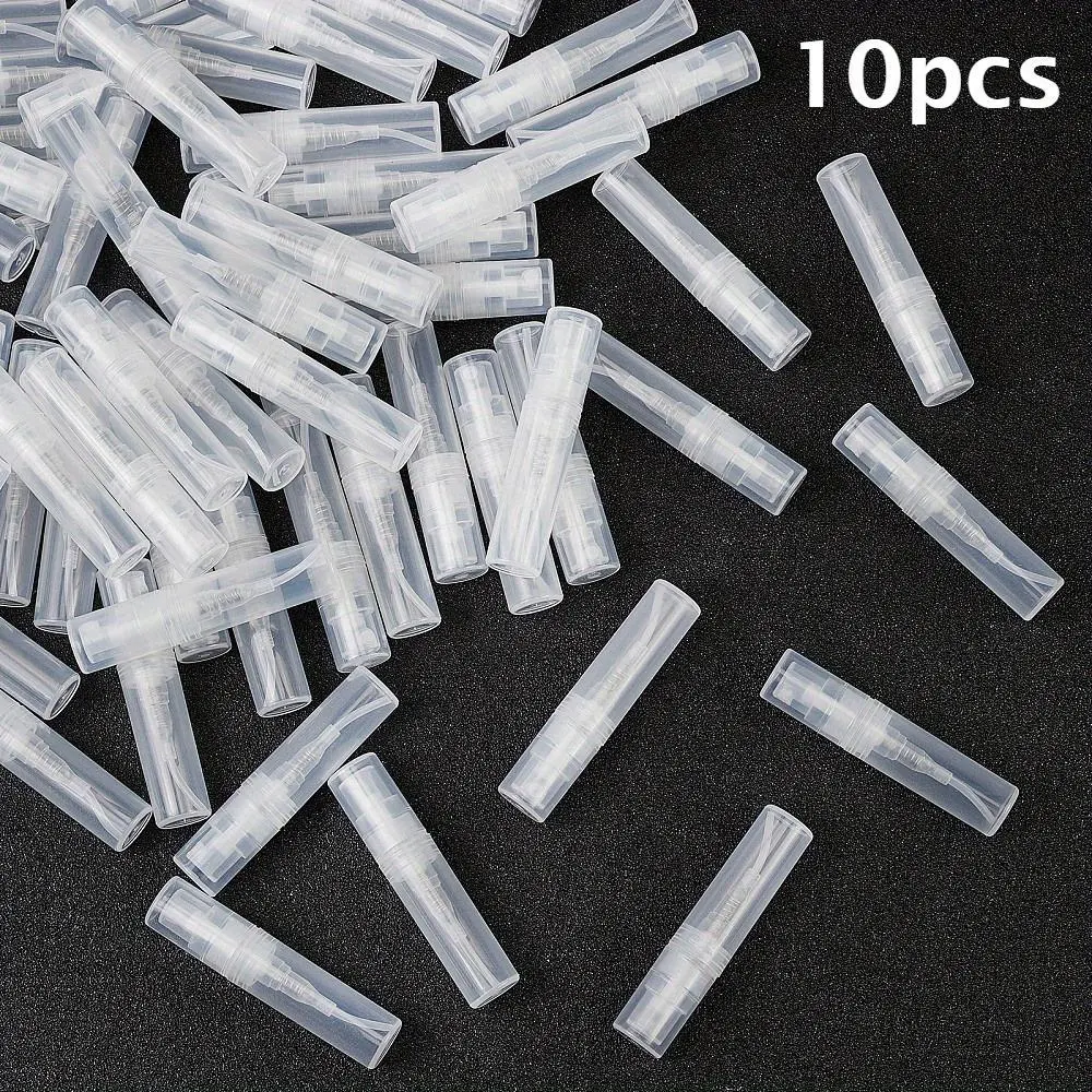 Mini spray bottle portable perfume atomizer, Refillable Bottle, dropper, suitable for travel perfume bottles and essential oil bottles, easy to carry, Plastic bottles