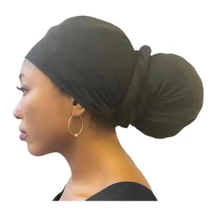 Head Wrap Scarf Turban - Black