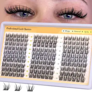 180 Cluster Eyelashes, Wispy Lash Clusters, Natural Look D Curl, Short Individual Lashes, Mixed Lengths 11-13mm, Fluffy Human Cotton, Ksa National Day Festival, Volume False Eyelashes, Wispy Lash Extensions