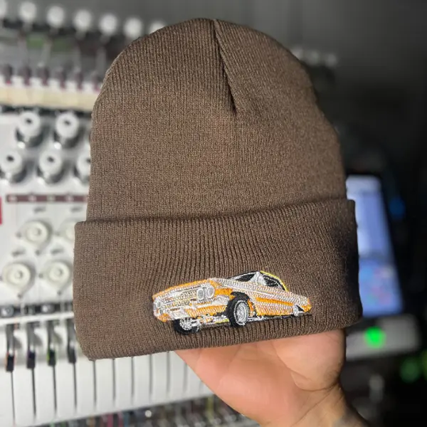61 Lowrider Embroidered Beanie