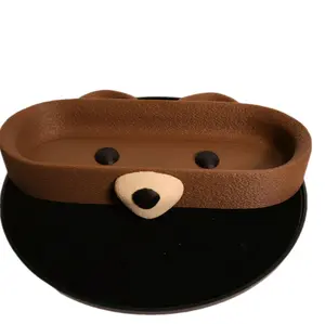 Cute bear tray for glasses or miscellaneous storage