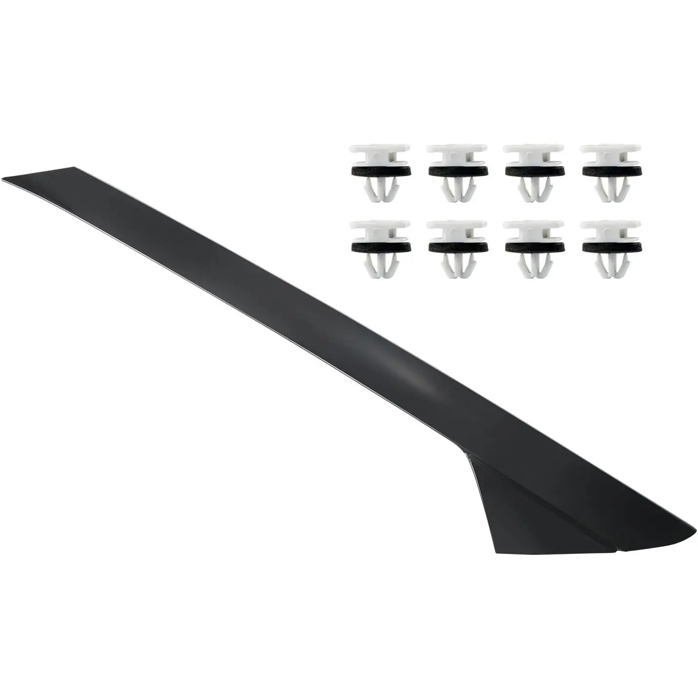 A-Pillar Molding Trim kit w/Clips Compatible with 2011-2019 Ford Explorer Right Passenger Side Outer Windshield Molding Trim Replace BB5Z-7803144-AA 926-451 BB5Z7803136AA BB5Z7803136AB BB5Z7803136BA