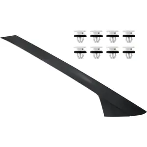A-Pillar Molding Trim kit w/Clips Compatible with 2011-2019 Ford Explorer Right Passenger Side Outer Windshield Molding Trim Replace BB5Z-7803144-AA 926-451 BB5Z7803136AA BB5Z7803136AB BB5Z7803136BA
