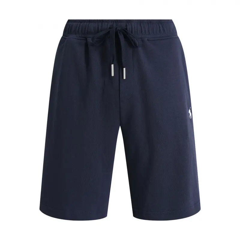 Shorts in navy blue and white