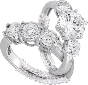 Ring Sizer Adjuster for Loose Rings - 20 Pack with 4 Sizes for Different Band Widths - Ring Sizers for Loose Rings -  Invisible Ring Guards for Women and Men