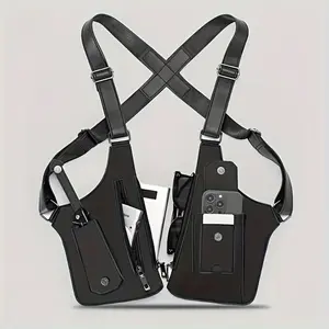 Multifunctional Lightweight Backpack with LED Headlamp Rechargeable for Cycling Hiking & Fitness Outdoor Mobile Phone Bag Vest Bag Ideal for Sport Jogging Equipment Trail Running