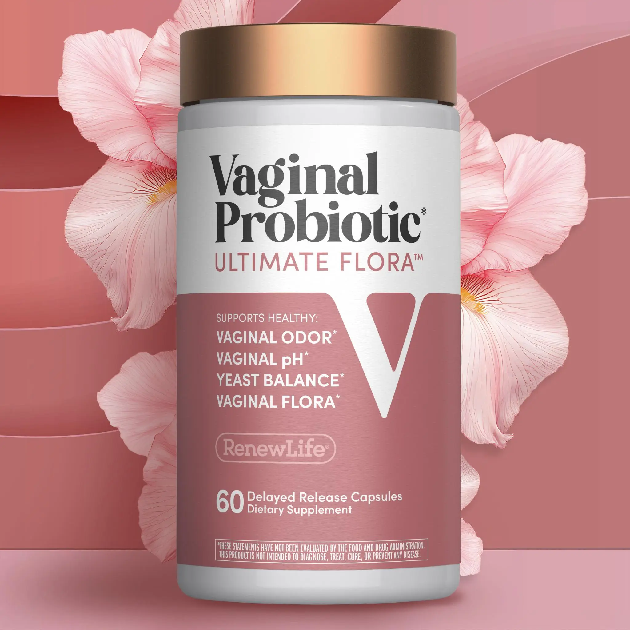 Renew Life Vaginal Probiotic for Women - Ultimate Flora - 6 Billion CFU - 60 Capsules - Vaginal Health and pH Balance - Dairy Free Renew Life Vaginal Probiotic for Women - Ultimate Flora - 6 Billion CFU - 60 Capsules - Vaginal Health and pH Balance - Dairy Free