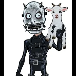 3" Crass Character Sticker 3 pack - Unique Designs based on the Maniac himself.