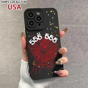 Spider Web Pattern Phone Case, Decorative Phone Protector Cover, Phone Accessories Compatible with iPhone 11 12 13 14 15 16 Pro Max