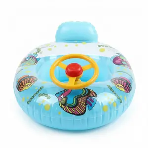 Inflatable Flamingo Pool Float with Removable Canopy, Infant Swim Float with Safety Seat & Anti-Tip Design, Water Float for Pool & Beach, Pool Floats Seat, Swimming Floater