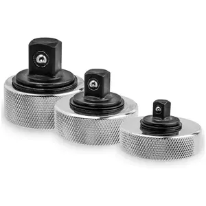 3-Piece Mini Finger Ratchet Set - 1/4", 3/8", 1/2" Drive Compact Reversible Ratcheting Wrench with Stubby Thumbwheel - Ideal for Mechanics, DIY & Tight Spaces Socket Repair