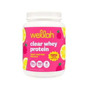 Wellah Clear Whey Protein Isolate | 20g Protein Per Serving | 30 Servings