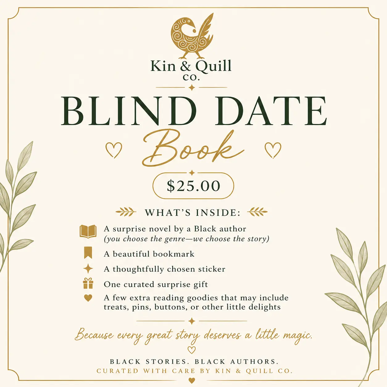 Kin & Quill Co. Blind Date Book
