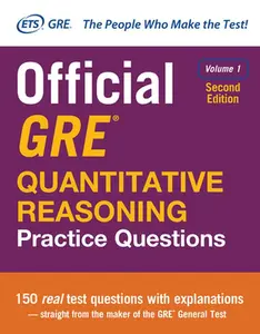 USED-Official GRE Quantitative Reasoning Practice Questions, Second Edition, Volume 1 by Educational Testing Service (Paperback)