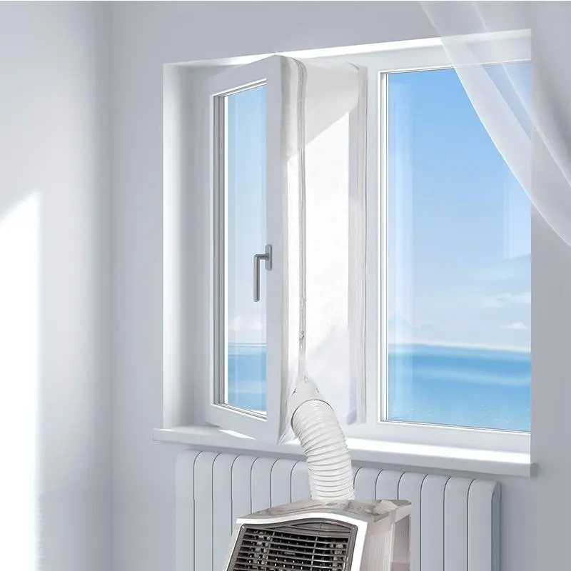 Air Conditioning Sealing Cloth, Sliding Door Sealing Soft Cloth, Air Conditioning Exhaust Pipe, Mobile Air Conditioning Wind Deflector Cloth, Window Sealing, Window Air Conditioner, Window Ac Unit, Window Type Aircon