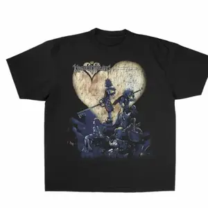 Vintage Kingd0m He@rts T-Shirt, Classic Video Game Tee, Y2k Graphic Tee Shirt, Unisex T-Shirt, Trendy Shirt