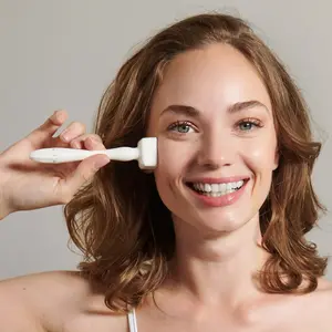 Adjustable Titanium Skin Massage Roller & Beauty Stamp, Practical Home Beauty Accessory, Multi-purpose Care Tool For Face, Scalp & Body, Unisex Daily Use
