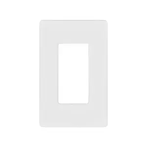 Lutron Claro Multi-Gang Wallplate, Screwless Designer Style, Gloss Finish
