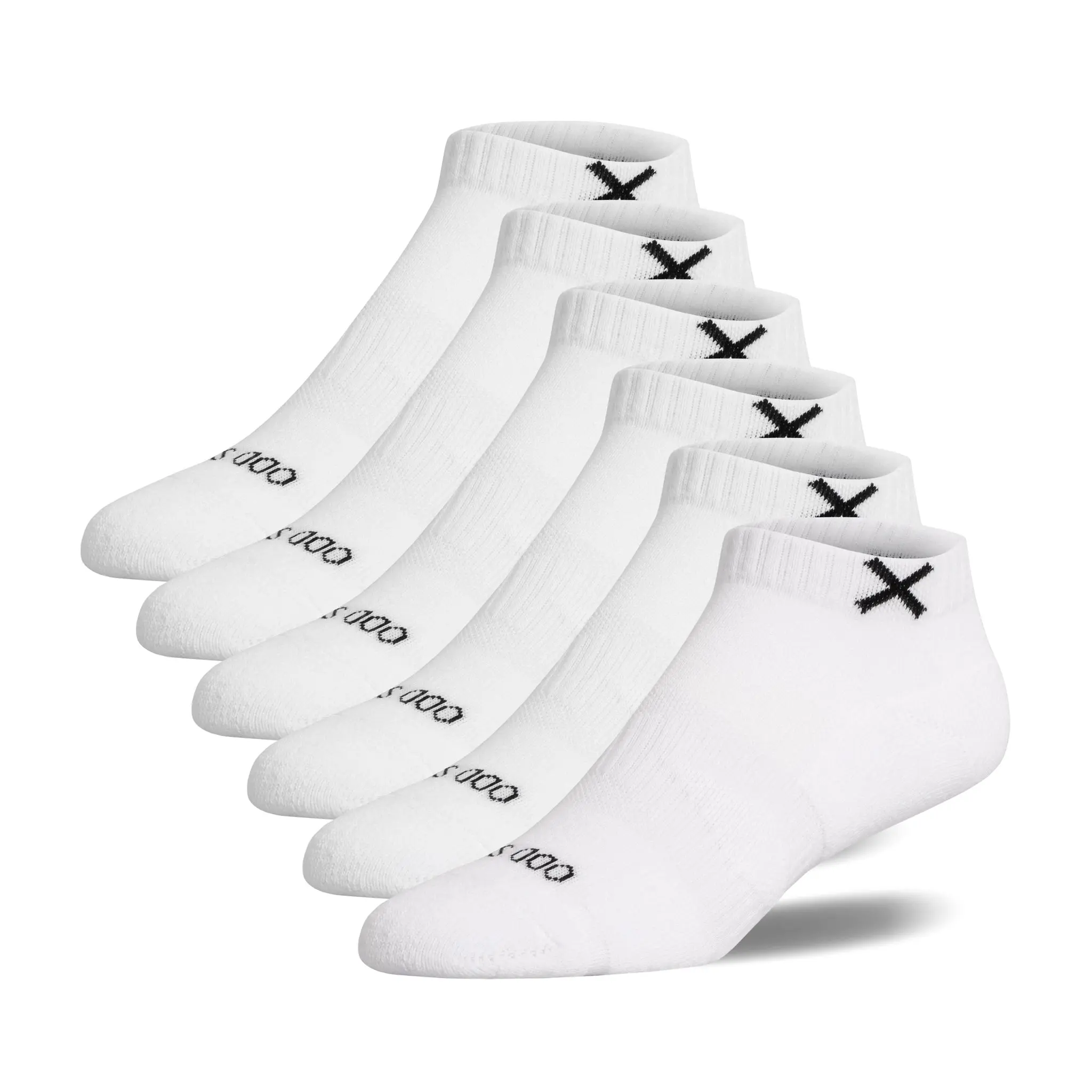 Basix Everyday Ankle Socks - 6 Pack