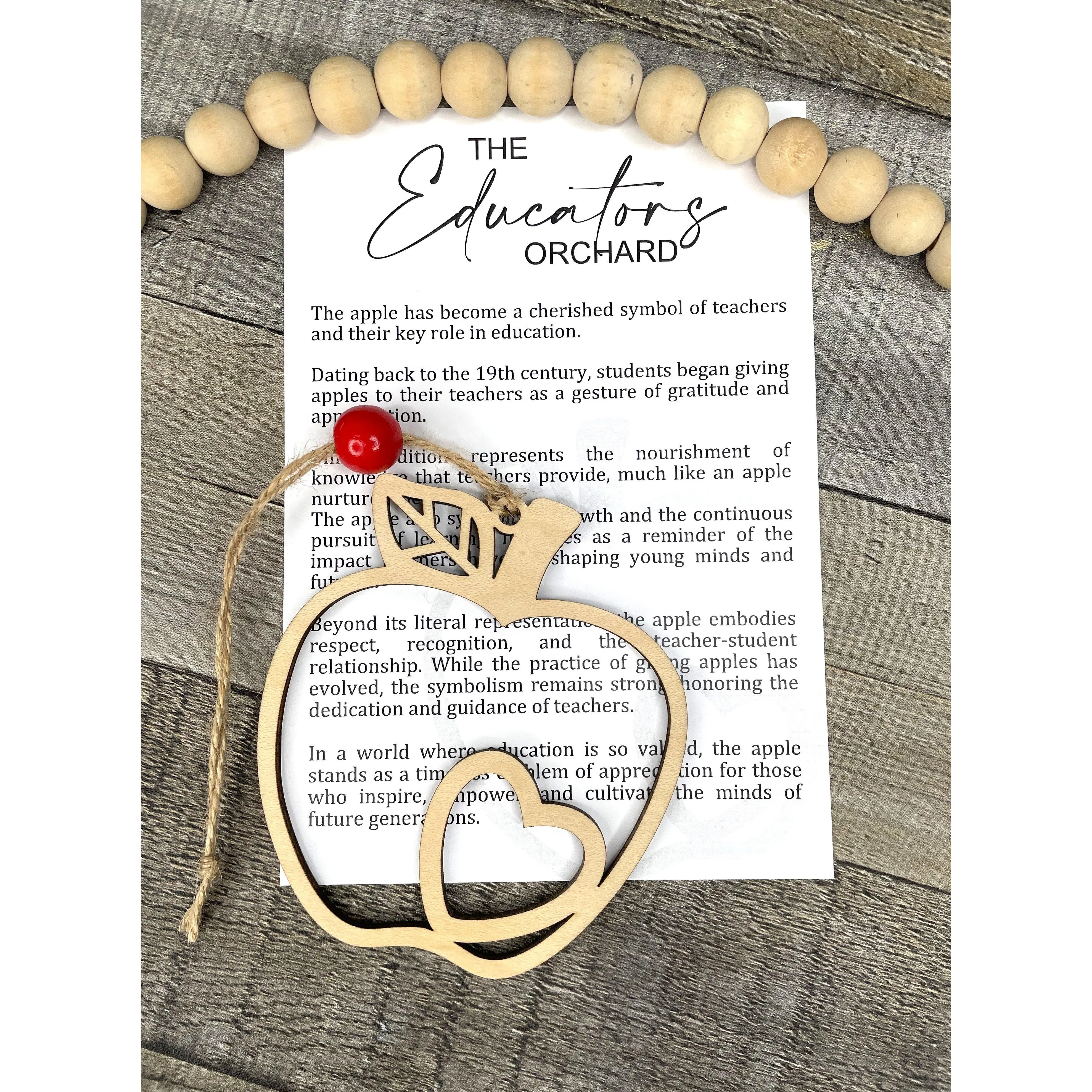 The Educators Orchard Apple Ornament
