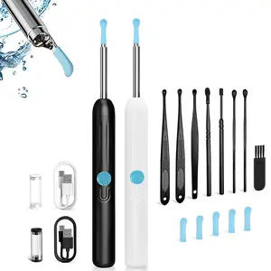 Smart Earwax Removal Kit, Built-In Battery, USB Charging, Smart Visual Ear Spoon, Suitable for Smartphones & Tablets, Ear Cleaning Tool