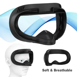 Face Interface & Face Covering Pad for Oculus Quest 2, Sweat Proof PU Foam Pad, VR Accessories Bracket, Virtual Reality Headset