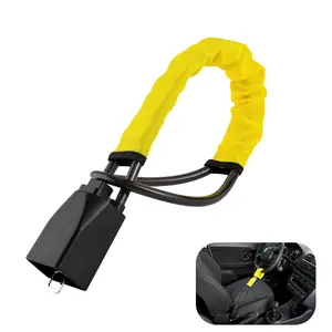 Car Steering Wheel Lock Anti-Theft Device, Seat Belt Lock, Universal Fit for Most Cars, Trucks, Suvs, Vans, Keyed Steel Cable Lock